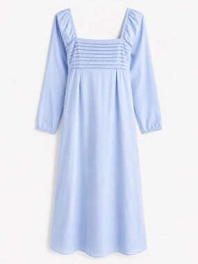 The A&F Emerson Chiffon Long-Sleeve Midi Dress